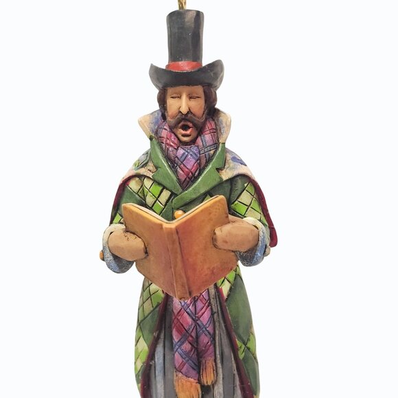 Jim Shore Heartwood Creek Victorian Carolers Christmas Ornament Pair w Box 2006 - Picture 5 of 16
